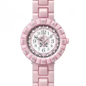 Image of Childrens Flik Flak Pretty Rose Watch