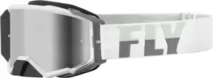 Image of Fly Racing Zone Pro Motocross Goggles, grey-white, grey-white