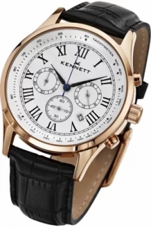 Image of Mens Kennett Savro Chronograph Watch WSAVGOLWHBL