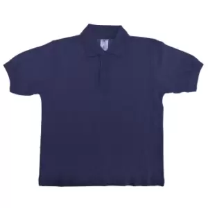 Image of B&C Kids/Childrens Unisex Safran Polo Shirt (9-11) (Navy Blue)