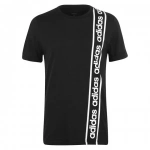 Image of adidas C90 Boyfriend T Shirt Ladies - Black/White