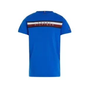 Image of Tommy Hilfiger Global Stripe Tee S/S - Blue