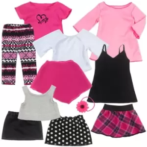 Image of Sophia's By Teamson Kids 11 Piece Spring Set For 18" Dolls Pink/Black