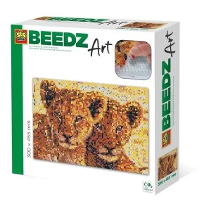Image of SES CREATIVE Lions Cubs Beedz Art Mosaic Kit