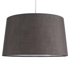 Image of Doretta Reversible Tapered Shade in Dark Grey