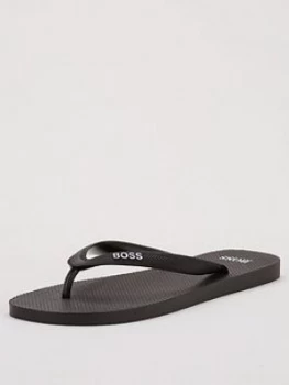 Image of Hugo Boss Pacific Flip Flops Black Size 9-10 Men