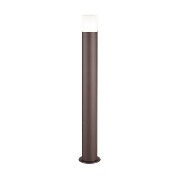 Image of Hoosic Modern Outdoor Bollard Rusty IP44