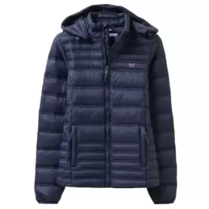 Image of Crew Clothing Womens Quilted Lightweight Jacket Navy 14