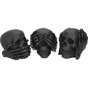 Image of Dark See No Hear No Speak No Evil Skulls