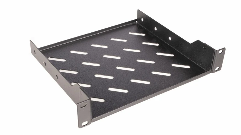 Image of Equip Fixed Shelf 10'. 1U. 200MM. Black
