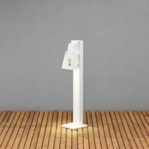 Image of Potenza Outdoor Modern, Short Bollard, White, Single GU10, IP54