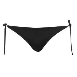 Image of Calvin Klein Intense Power Cheeky Tie Side Bikini Bottoms - Black BEH