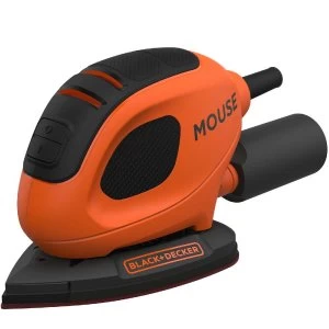 Image of Black & Decker 55W Mouse Detail Sander and 6 Sanding Sheets