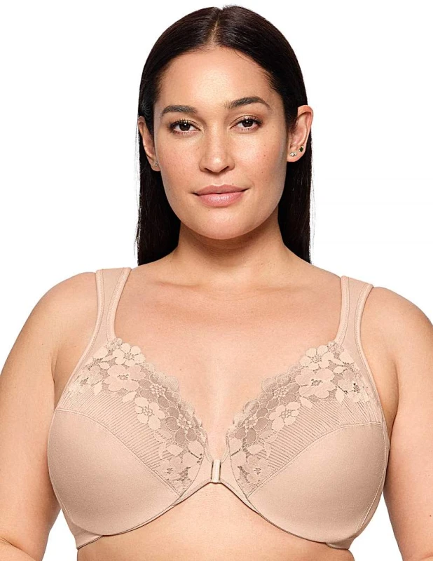 Image of Glamorise Glamorise 1241 Wonder Wire Bra Cafe - Glamorise - Size: 36E Cafe Female 36E VK68919