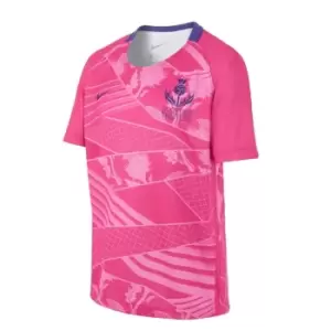 Image of Nike Scottish Thistles Jnr Netball T-Shirt - Pink