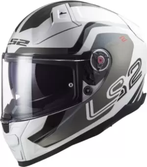 Image of LS2 Vector II Metric Helmet, white-silver Size M white-silver, Size M