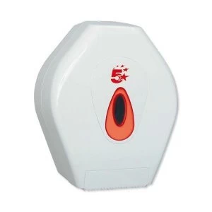 Image of 5 Star Facilities Mini Jumbo Roll Dispenser W220xD145xH275mm White