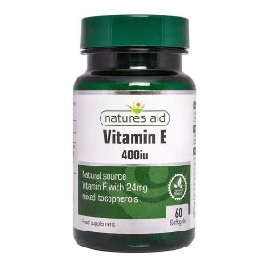 Image of Natures Aid Vitamin E 400iu Natural Form