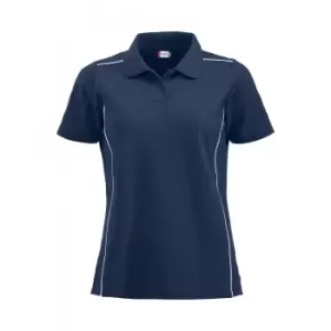 Image of Clique Womens/Ladies New Alpena Polo Shirt (M) (Dark Navy)