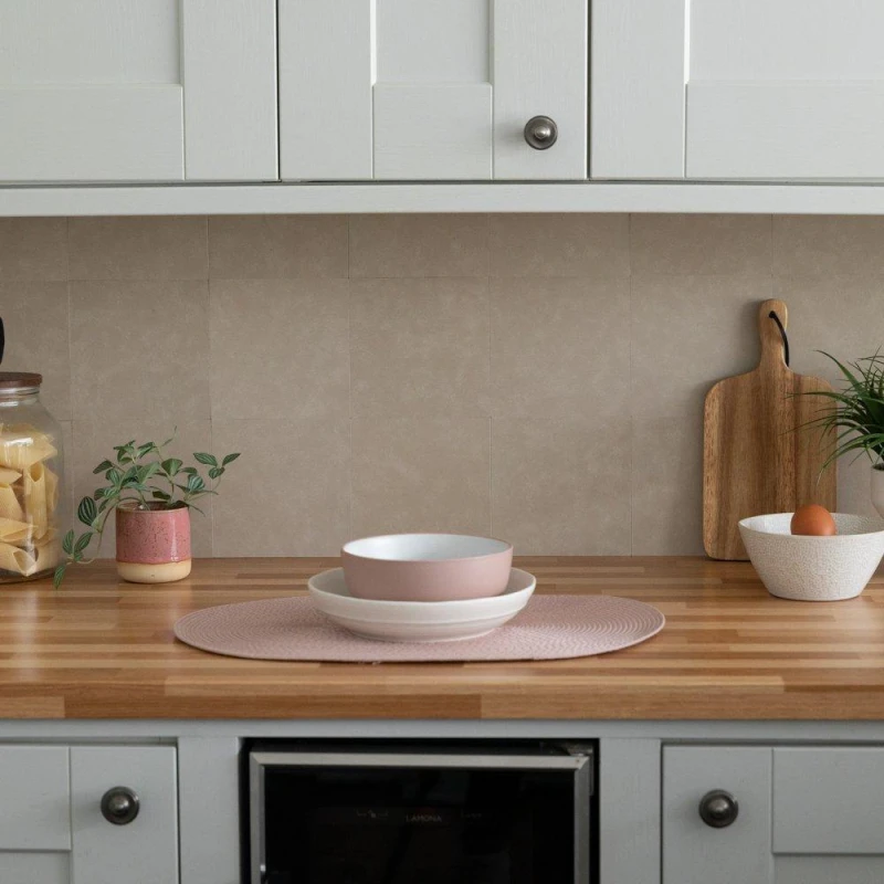 Image of D C Fix Self Adhesive Vinyl Wall Tiles Cement Beige Beige unisex 0.42 SQM