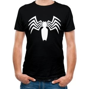 Image of Venom - White Logo Mens Medium T-Shirt - Black