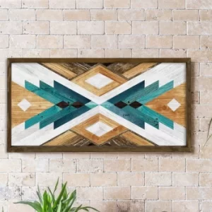 Image of TAH042 Multicolor Decorative Framed MDF Painting