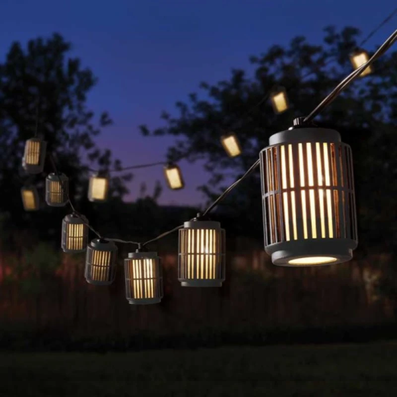 Image of 9.5m Set of 20 Connectable Urbane String Lights with Warm White LEDs