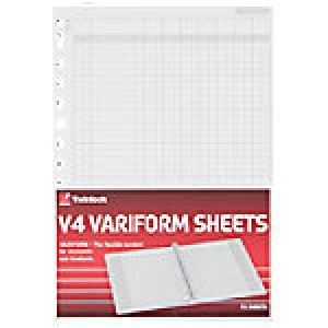 Image of Twinlock Refill Sheets 75933 A4 21 x 29.7cm White 75 Sheets