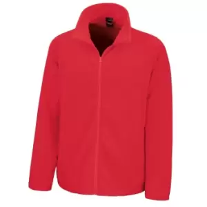 Image of Result Core Mens Micron Anti Pill Fleece Jacket (M) (Red)