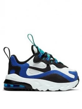 Image of Nike Air Max 270 React Infant Trainers - White/Multi