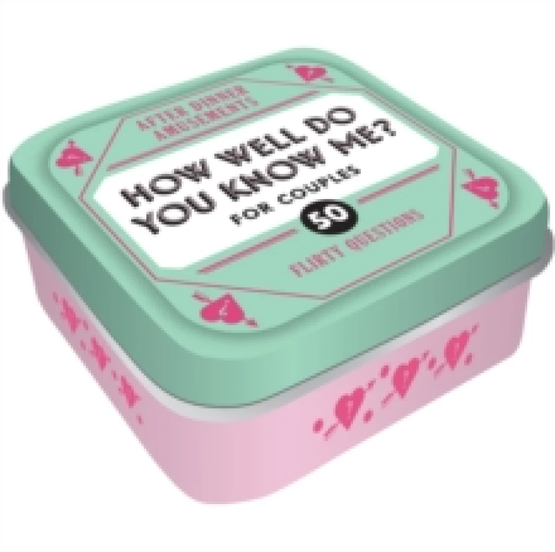 Image of After Dinner Amusements: How Well Do You Know Me? For Couples : 50 Flirty Questions Game