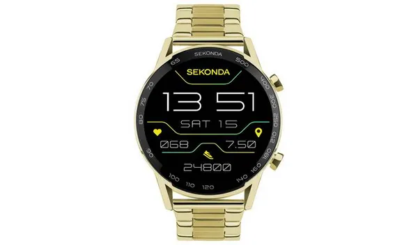 Image of Sekonda Sekonda Gold Plated Stainless Steel Bracelet Smart Watch
