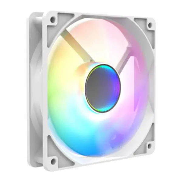 Image of Cit CIT Halo 120mm Infinity ARGB White 4-Pin PWM High-Performance PC Cooling Fan with Addressable RGB Lighting and Superior Airflow CIT-HALO-FNW