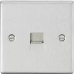 Image of KnightsBridge Telephone Master Outlet - Square Edge Brushed Chrome