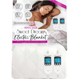 Image of Sweet Dreams Electric Blanket Dual Controls King Bed Size 152 X 203Cm