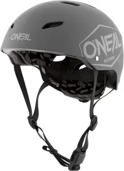Image of Oneal Dirt Lid Plain Youth Bicycle Helmet, grey, Size S, grey, Size S