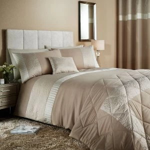 Image of Catherine Lansfield Embossed Rose Bed Set - Double