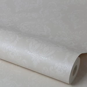 Image of Graham & Brown Superfresco Colours Cream Wallpaper