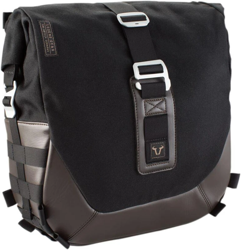 Image of BC.HTA.00.402.10100L - BC.HTA.00.402.10100L - SW Motech Legend Side Pannier Bag System Lc - Yamaha XTZ 700 DSP 2023 - Black BC.HTA.00.402.10100L