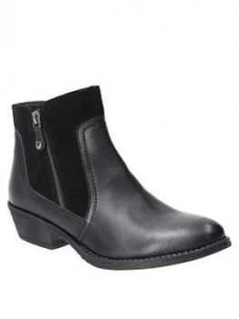 Image of Hush Puppies Isla Ankle Boots - Black