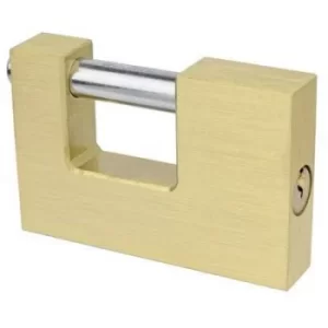 Image of Brueder Mannesmann M41360 Padlock 60 mm keyed-alike Gold EU cylinder padlock