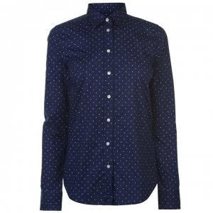 Image of Gant Gant Dot Shirt Ladies - 423 PERSIAN BLU