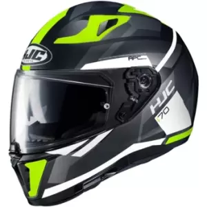 Image of HJC i70 Elim Helmet, black-yellow, Size L, black-yellow, Size L