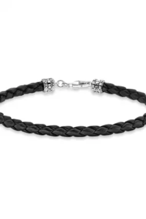 Image of Thomas Sabo Rebel At Heart Braided Nappa leather Bracelet A2011-682-11-L19