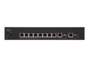 Image of SG350-10 10-Port Gigabit Managed Switch, 280 x 170 x 44 mm, 1.09 kg, NA