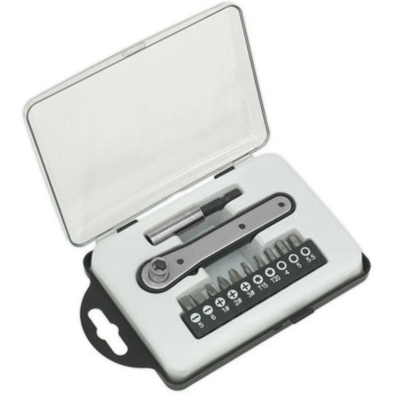 Image of Loops 12 PACK Ratchet Screwdriver Set- Flip Reverse Mechanism & Magnetic Extension Bar Multi