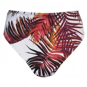 Image of Biba Spicy Palm Highwaist Brief - Multi-Coloured