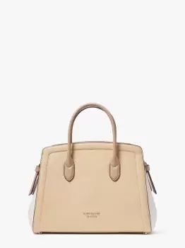 Image of Kate Spade Knott Colorblocked Medium Satchel, Warm Stone Multi, One Size