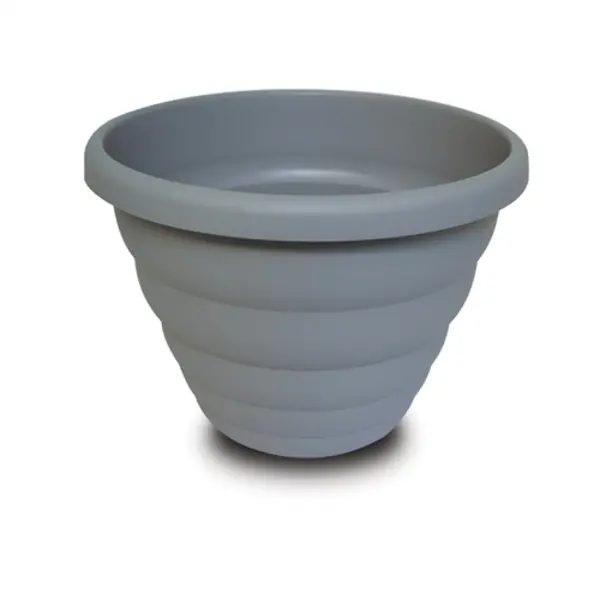 Image of Town & Country 48cm Beehive Plastic Planter Grey