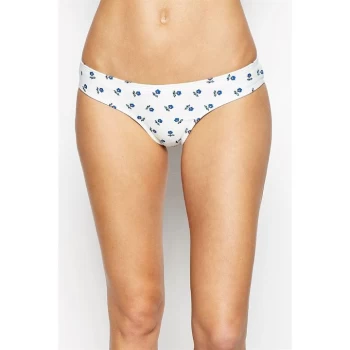 Image of Jack Wills Thirlwall Bikini Bottoms - White Flor